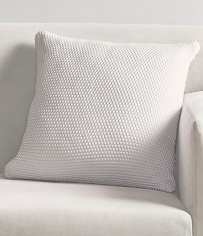 J. Queen New York Nautical Knit Cotton 20" Square Decorative Throw Pillow Cover