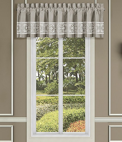 J. Queen New York Opulence Lace Detail Valance