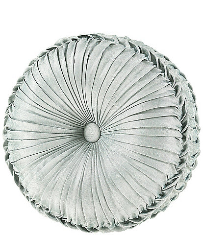 J. Queen New York Prestige Spa Button-Tufted Round Pillow