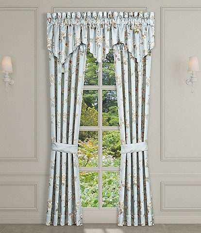 J. Queen New York Prestige Woven Floral Design Window Treatment