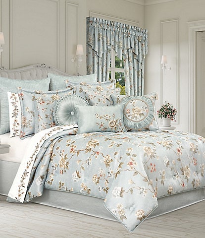 J. Queen New York Prestige Woven Floral Pattern Oversized Comforter Set