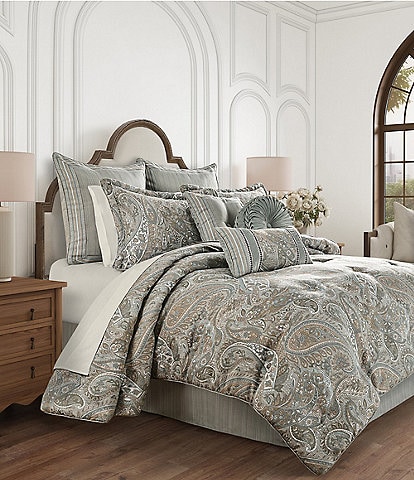 J. Queen New York Raine Woven Jacquard Paisley Oversized Comforter Set