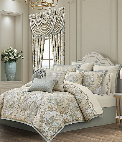 J. Queen New York Rita Woven Damask Oversized Comforter Set