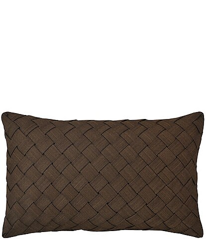 J. Queen New York Sayre Woven Reversible Boudoir Decorative Throw Pillow