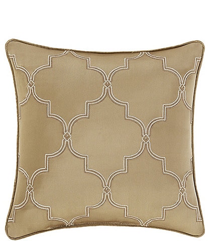 J. Queen New York Sezanne Ogee Embroidered Reversible Square Pillow