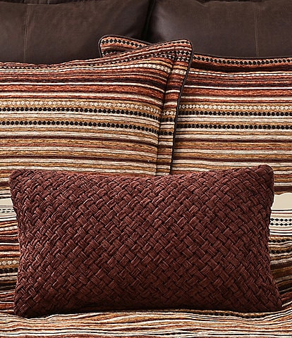 J. Queen New York Sundance Braided Textured Boudoir Decorative Throw Pillow