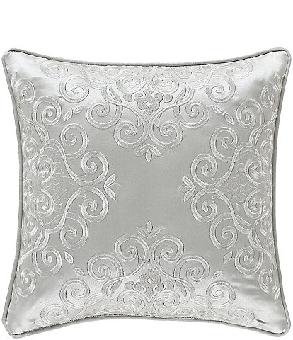 J. Queen New York Tabitha Embroidered Damask Square Pillow