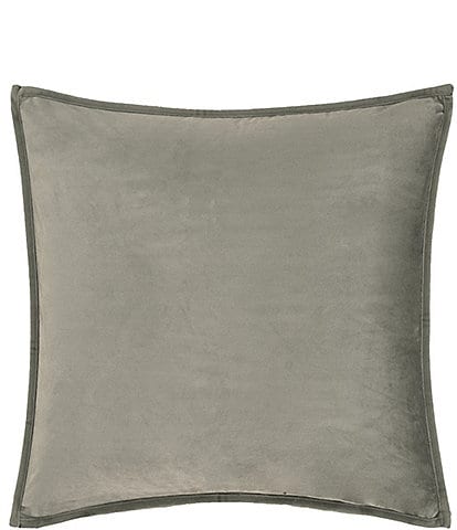 J. Queen New York Townsend Embellished Texture Plush Velvet Square Decorative Throw Pillow Cover