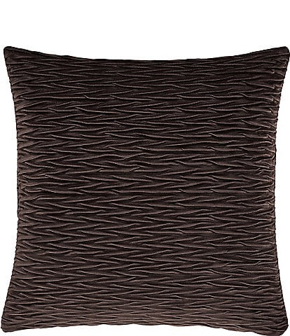 J. Queen New York Townsend Ripple Pleated Square Pillow Cover