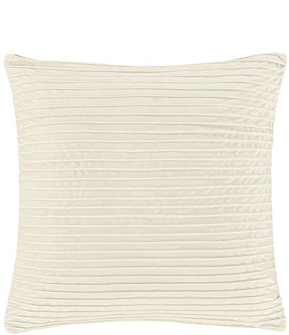 J. Queen New York Townsend Straight Pleated Square Decorative Pillow Cover