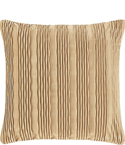 J. Queen New York Townsend Wave Textured Square Decorative Pillow Cover
