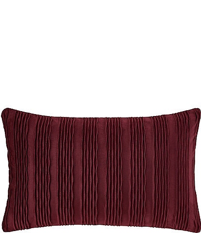 J. Queen New York Townsend Wave Textured Velvet Lumbar Decorative Pillow Cover