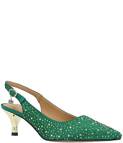 Emerald green evening shoes online