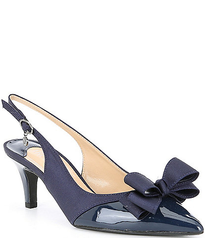dillards navy blue heels