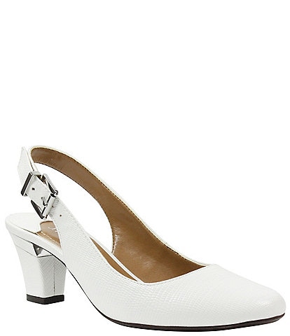 j renee white pumps