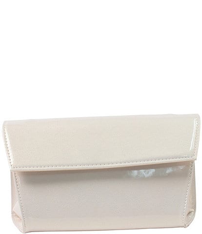 J. Renee M&M Pearled Patent Leather Clutch