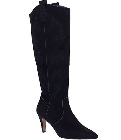 J. Renee Siera Suede Western Inspired Boots