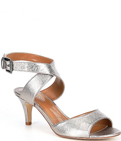 J. Renee Soncino Metallic Dress Sandals