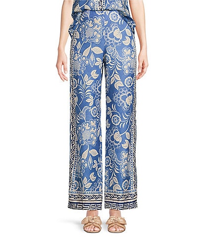 J.McLaughlin Carter Floral Trace Straight Pants