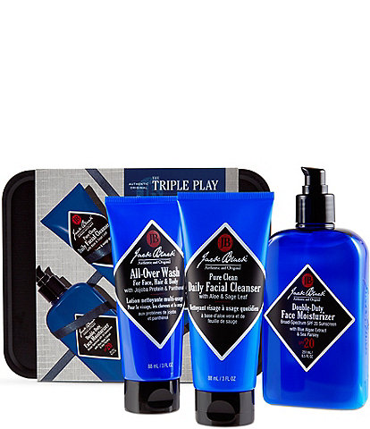 Jack Black 3-Piece Triple Play Face and Body Set