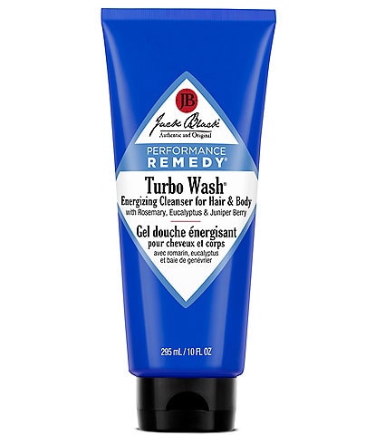 Jack Black Turbo Wash Energizing Cleanser for Hair & Body with Rosemary, Eucalyptus & Juniper Berry