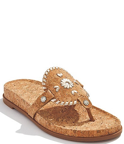 Jack Rogers Collins Casual Cork Thong Sandals