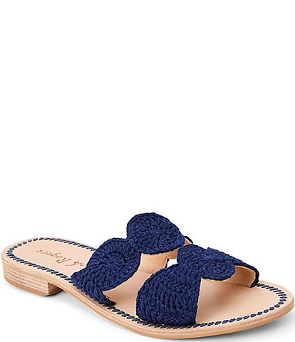 Jack Rogers Laurin Crochet Flat Sandals