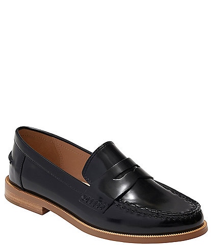 Jack Rogers Tipson Penny Spazzolato Leather Penny Loafers