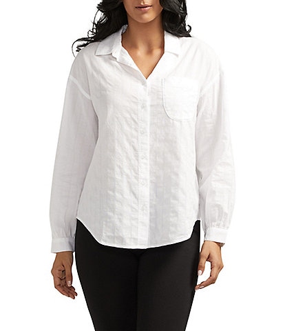 Jag Jeans Collette Relaxed Button Down Patch Pocket Shirt