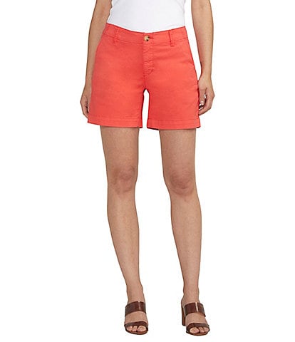 Jag Jeans Stretch Twill Mid Rise Chino Shorts