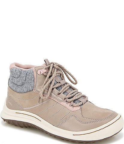 Jambu Evie Water Resistant Leather Combo Sneaker Booties