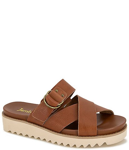 Jambu Frida Leather Slide Sandals