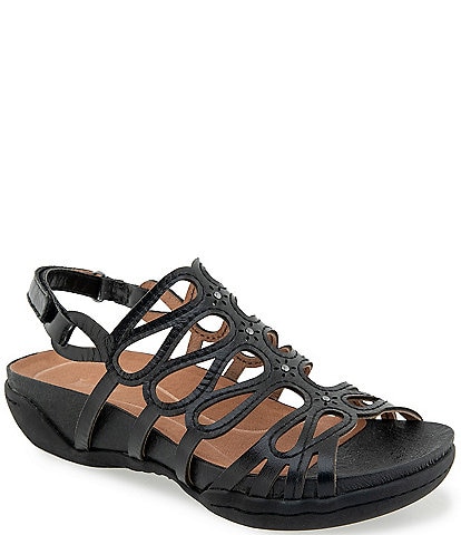 Jambu Miriam Leather Caged Sandals