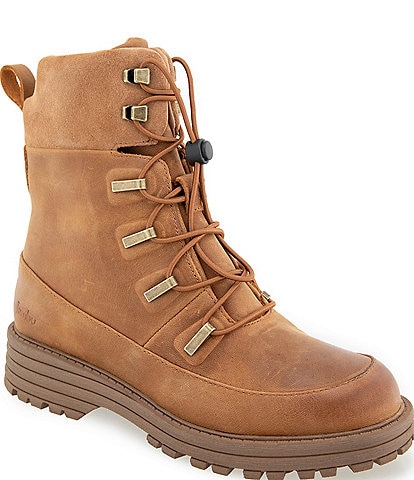 Jambu Women's Indy Water Resistant Leather and Suede Bungee Lace Mid Boots