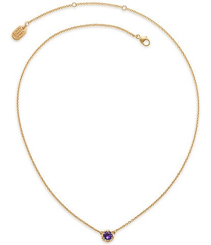 James Avery 14K Gold Cherished Birthstone Necklace