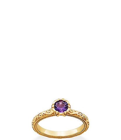 James Avery 14K Gold Cherished Birthstone Band Ring