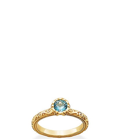 James Avery 14K Gold Cherished Birthstone Band Ring