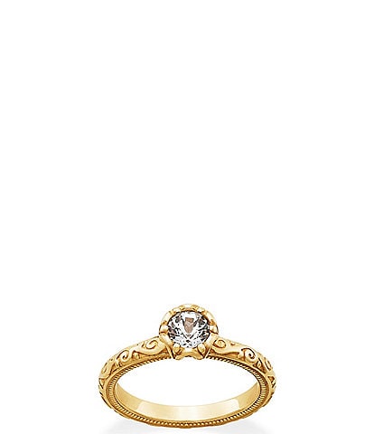 James Avery 14K Gold Cherished Birthstone Band Ring