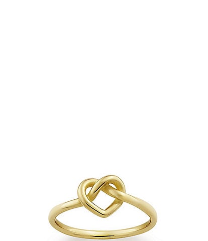 James Avery 14K Gold Delicate Heart Knot Ring