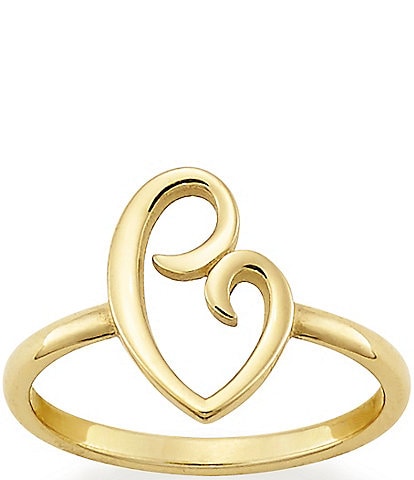 James Avery 14K Gold Delicate Mother's Love Ring