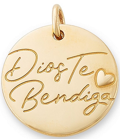 James Avery 14K Gold Dios Te Bendiga Charm