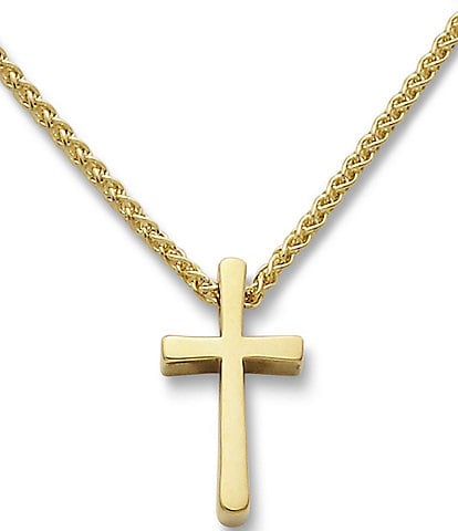 James Avery 14k Gold Petite Latin Cross Pendant Necklace