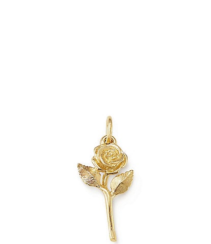 James Avery 14k Gold Rose Charm