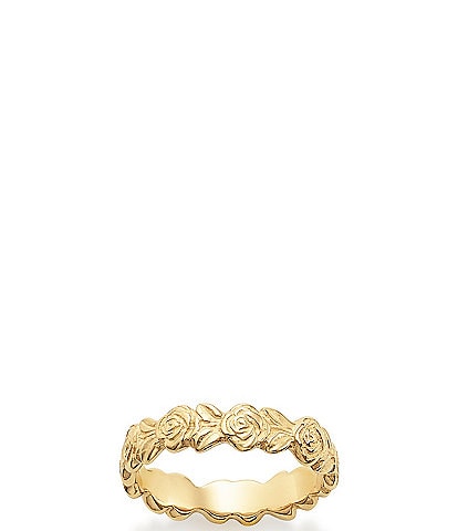 James Avery 14K Gold Rose Ring