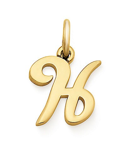 James Avery 14K Gold Script Initial Charm