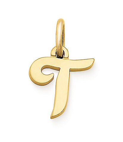 James Avery 14K Gold Script Initial Charm