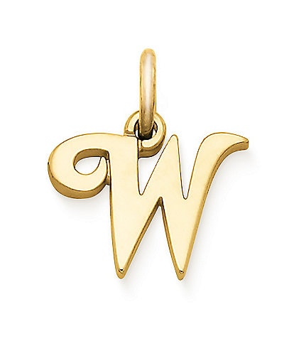 James Avery 14K Gold Script Initial Charm