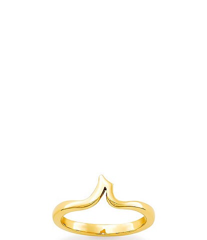 James Avery 14k Gold Script Initial Ring