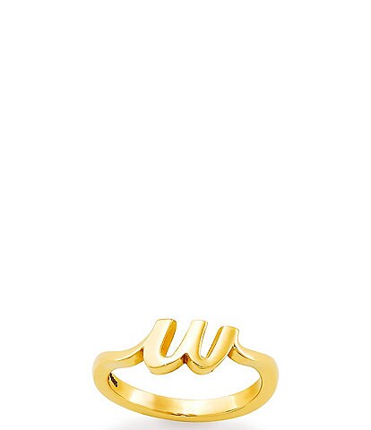 James Avery 14k Gold Script Initial Ring