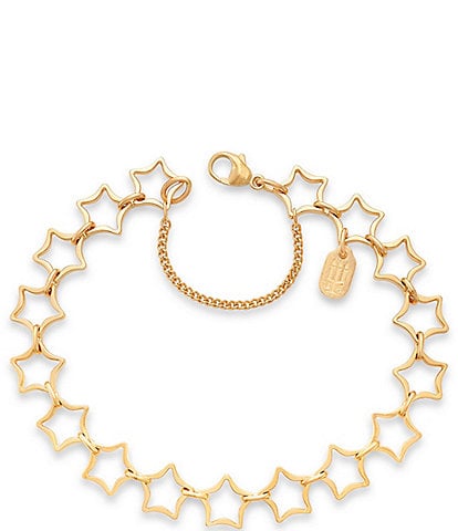 James Avery 14k Gold Star Charm Bracelet